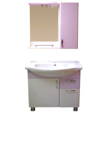 Шкаф за баня PVC68см4к.лилаРАЗПРОДАЖБА